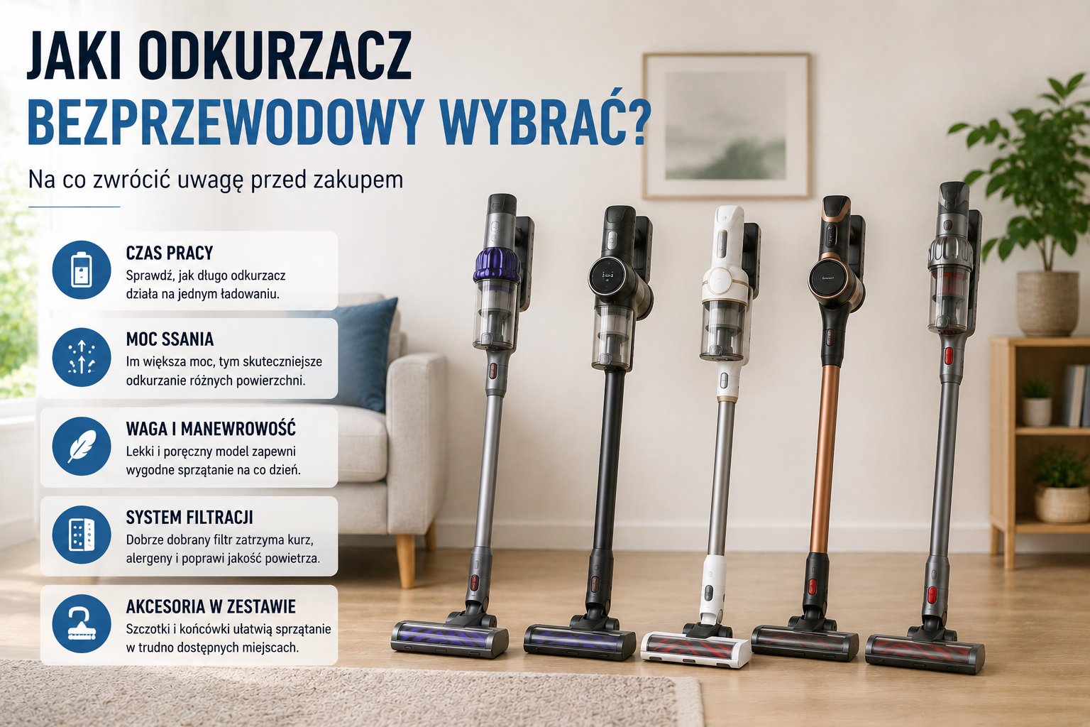 Odkurzacz bezprzewodowy - jaki wybrać w 2026?