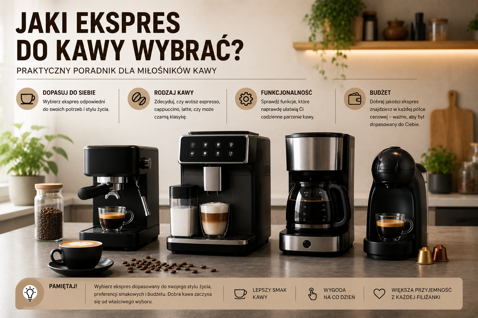 Jaki ekspres do kawy wybrać? Poradnik na co dzień